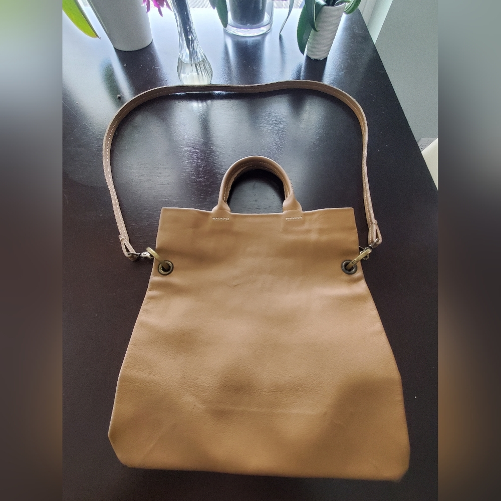 DETROIT IS THE NEW BLACK Leather Mini Tote shinola